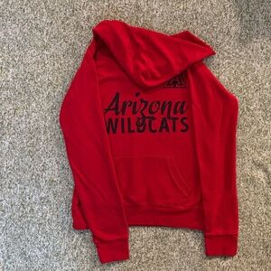 University of Arizona Wildcats. Red hoodie sweatshirt.